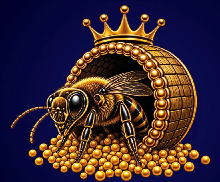 Abeja Melipona coronada, emblema de Xunáan Kaab